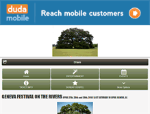 Tablet Screenshot of genevariverfestival.com